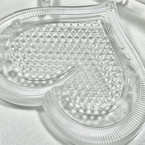 Transperant mask part