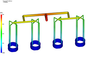 Bearing with collapsible core